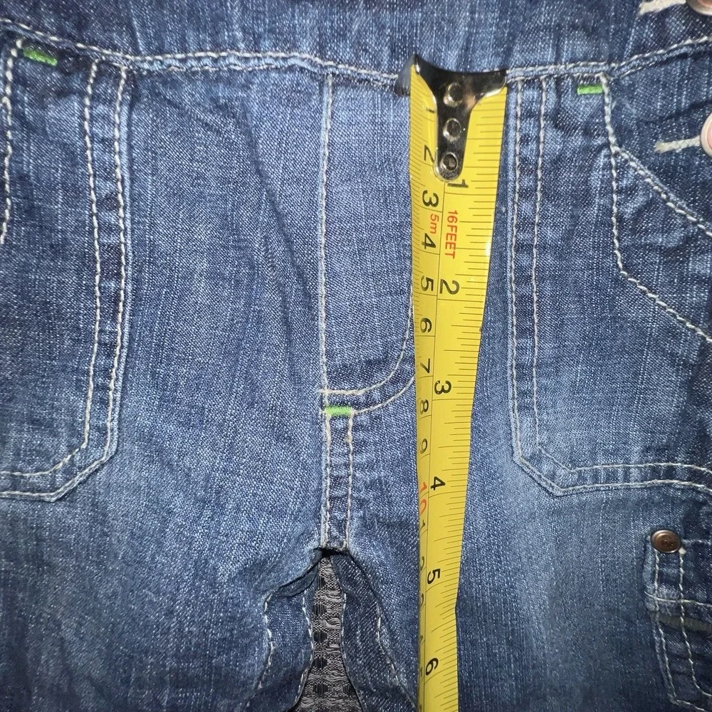 Oshkosh 3M Genuine Denim Bib Overall Baby Snap One Piece Blue Country Photo Prop